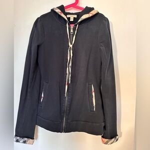 Burberry Women's Black Hoodie Sweatshirt